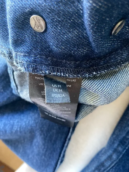 Free People We The Free Ziggy Slouchy Denim Overalls Blue M OB1194398 - Picture 7 of 12